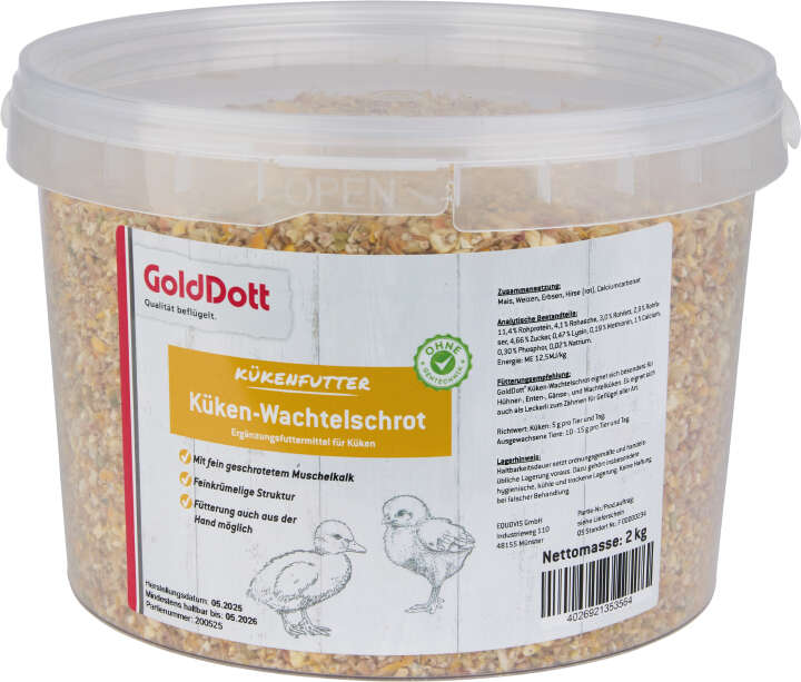 GoldDott Küken-Wachtelschrot